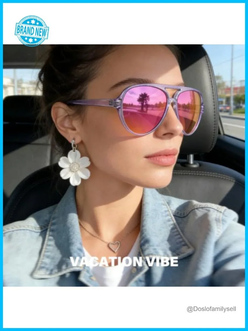 Polarized Aviator Sunglasses Women Sporty Running Sun Glasses